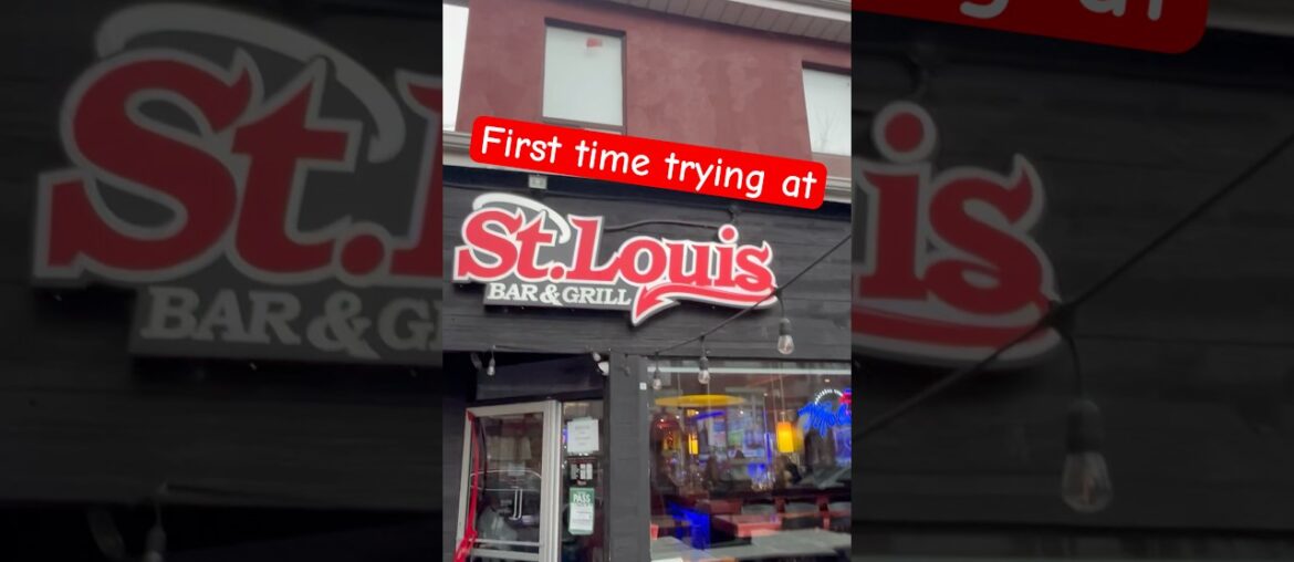 Trying out St. Louis Bar & Grill for the first time. #stlouis