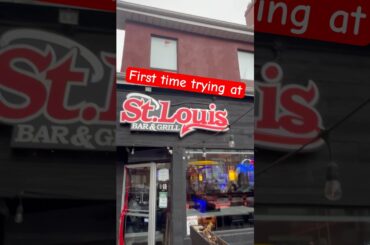 Trying out St. Louis Bar & Grill for the first time. #stlouis