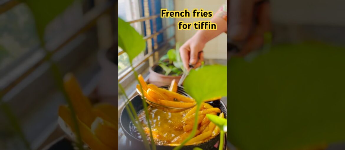 Testy french fries.    #food  #frenchfries  #tiffinrecipe #recipe #minivlog