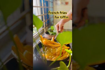 Testy french fries.    #food  #frenchfries  #tiffinrecipe #recipe #minivlog