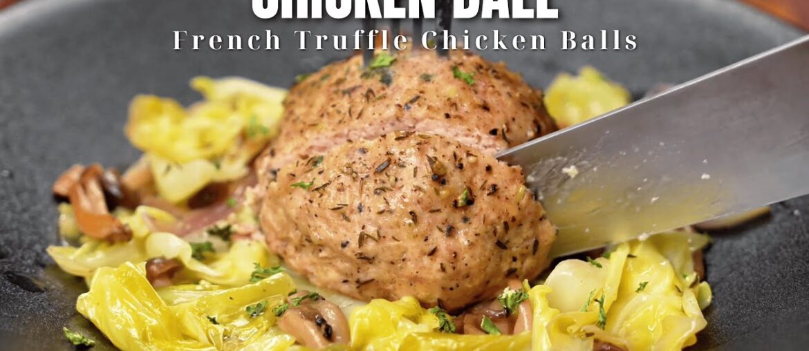 Must-Try French-Inspired Truffle Chicken Meatballs and Black Truffle Scrambled Egg Beef Rice.