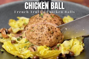 Must-Try French-Inspired Truffle Chicken Meatballs and Black Truffle Scrambled Egg Beef Rice.
