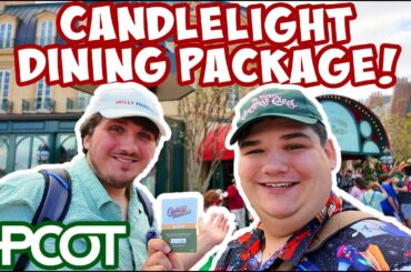 Dining at Chefs De France in Epcot | Candlelight Processional Dining Package 2024