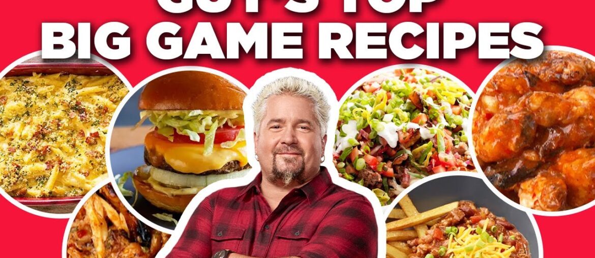 Guy Fieri’s Top Big Game Recipe Videos | Guy’s Big Bite | Food Network Guy Fieri's Top Big Game Recipe Videos | Guy's Big Bite | Food Network