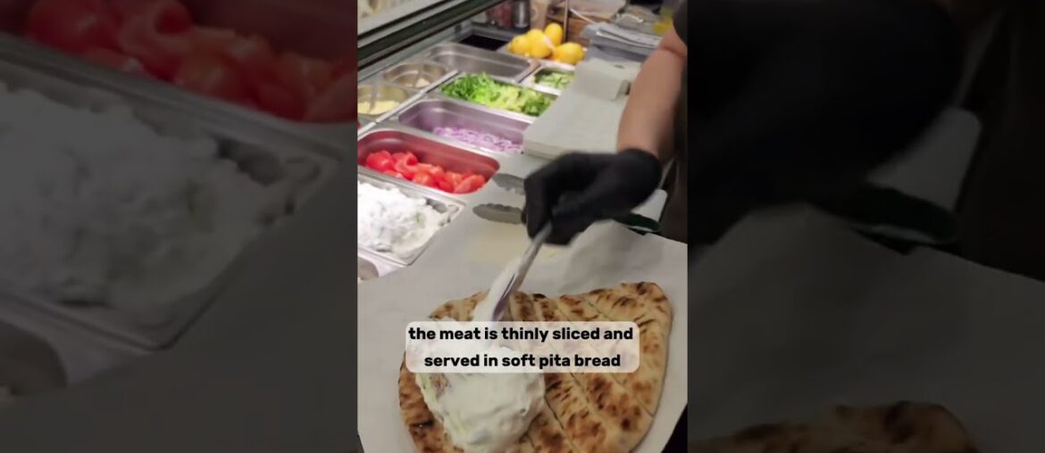 Gyros, the Global Greek Street Food, #food #shorts