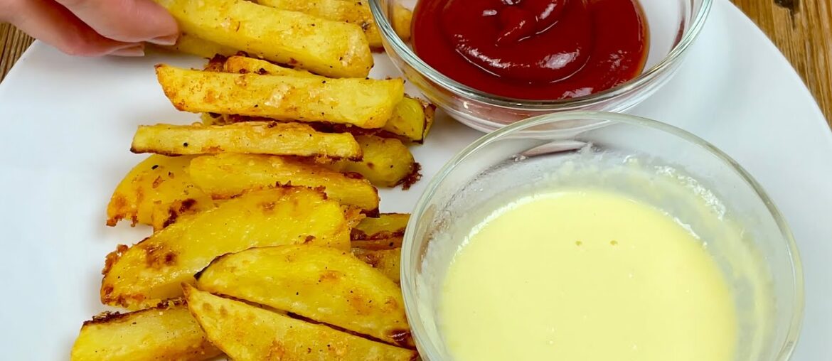 FRENCH FRIES new recipe in 10 minutes! No FRYING! Quick, easy and delicious!