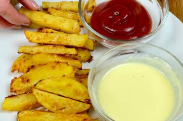 FRENCH FRIES new recipe in 10 minutes! No FRYING! Quick, easy and delicious!