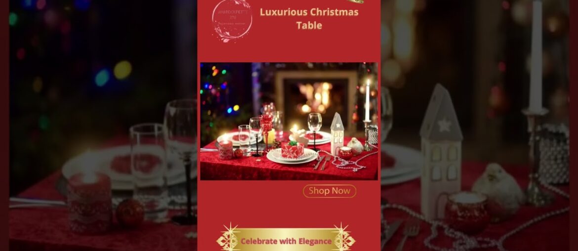 Christmas Dining Elegance