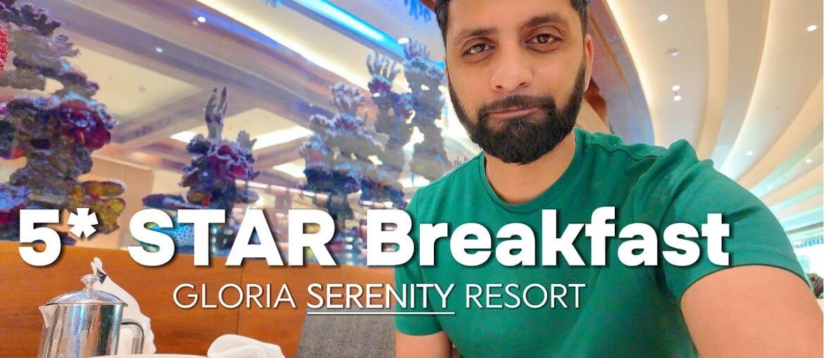 5 Star Breakfast at Gloria Serenity Resort in Turkey