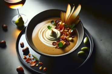 Fine dining CHESTNUTS SOUP recipe | Christmas Dinner Ideas