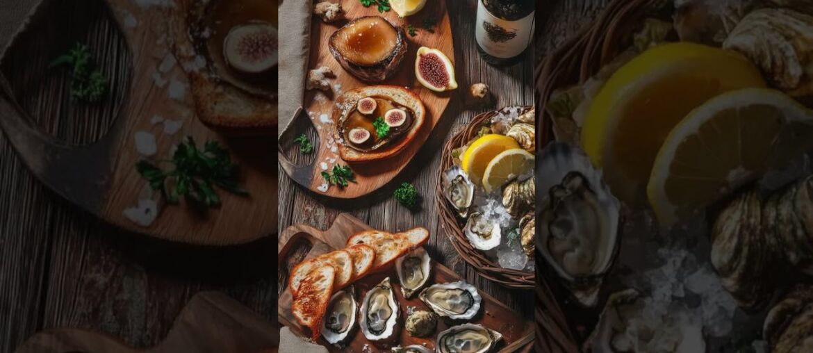 Rustic French Foie Gras and Oysters Recipe Rustic French Foie Gras and Oysters Recipe