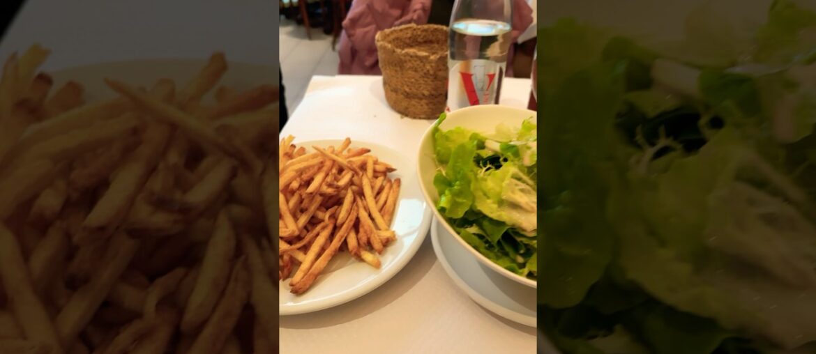 French Fries with hot mustard in Paris ? Yes! #paris #france #food