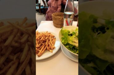 French Fries with hot mustard in Paris ? Yes! #paris #france #food