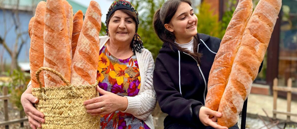 Grandma's Homemade French Baguettes Recipe: I Don't Buy Bread Anymore!