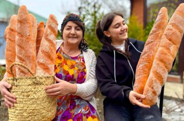 Grandma's Homemade French Baguettes Recipe: I Don't Buy Bread Anymore!