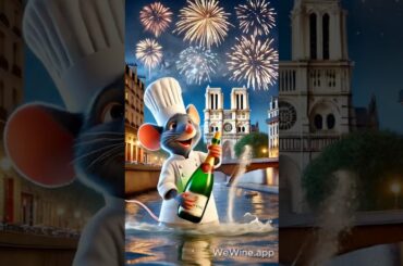 RATATOUILLE CELEBRATES THE GRAND REOPENING OF NOTRE-DAME DE PARIS! #notredame #ratatouille #cartoon
