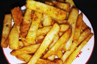 French fries recipe/How To Make crispy french fries at home/How to make french fries for potatos