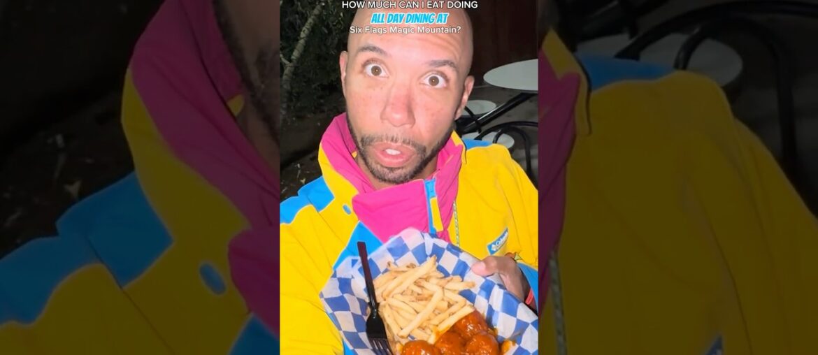 HOW MUCH CAN I EAT WITH ALL DAY DINING? THESE PRICES ARE CRAZY! #sixflags #shorts #food #foodie