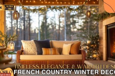 French Country Winter Decor Ideas to Add Timeless Elegance and Warmth to Your Home