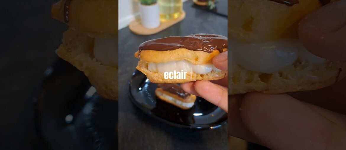 the easiest eclairs!! #easyrecipes #recipe #food #france #french #dessert