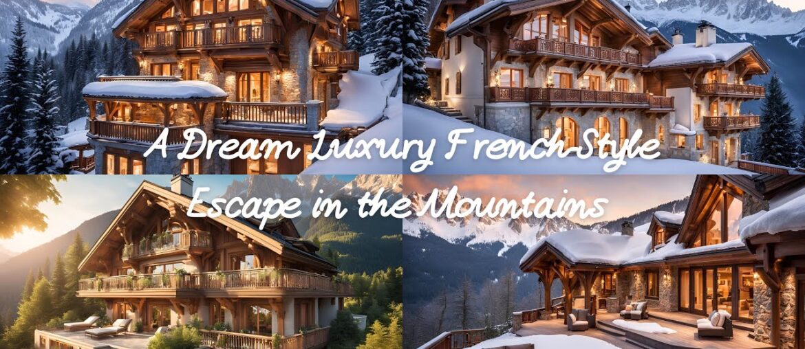 A Dream Luxury French-Style Escape in the Mountains to Remember! A Dream Luxury French-Style Escape in the Mountains to Remember!