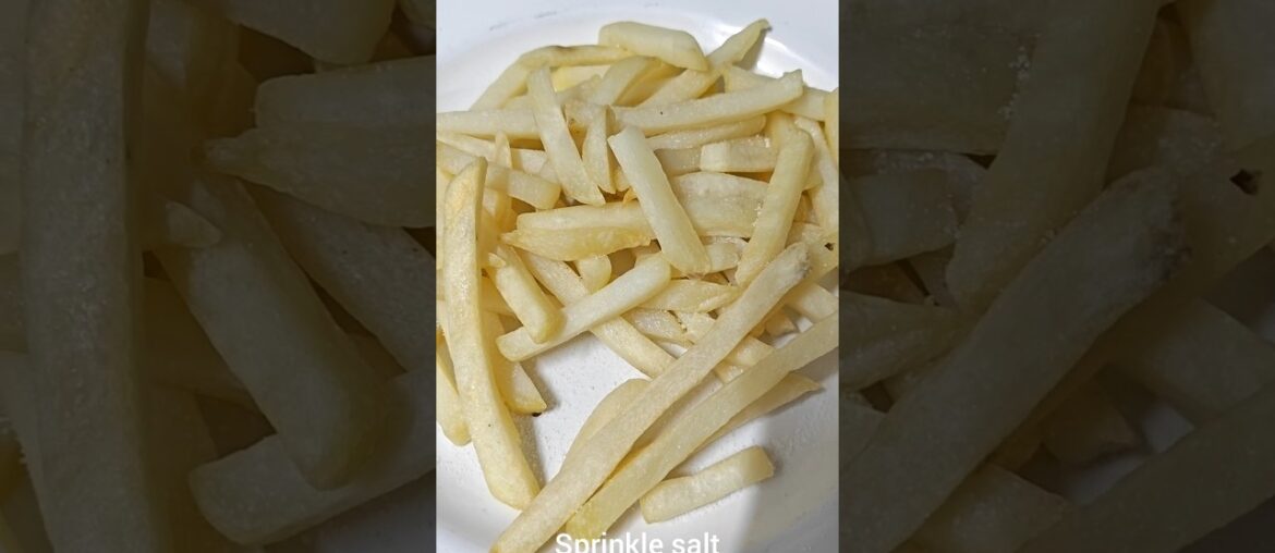 #instant french fries #Baked french fries #less oil #french fries #snacks #potato fries
