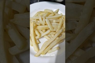 #instant french fries #Baked french fries #less oil #french fries #snacks #potato fries
