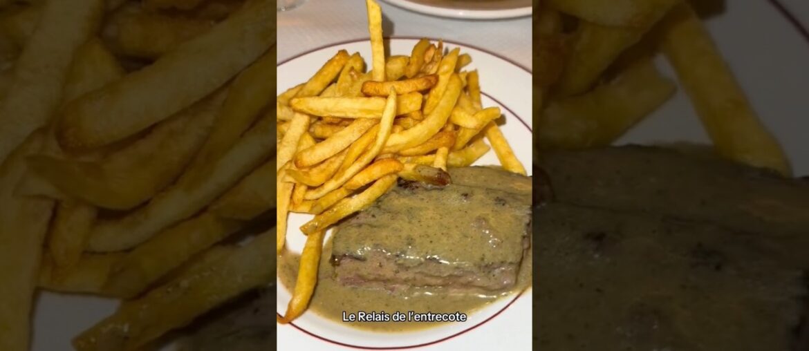 steak frites in Paris! #steak #paris #foodie #explore