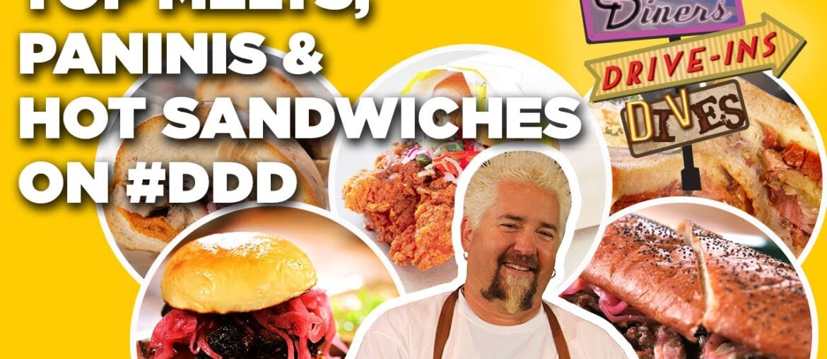 Top Melts, Paninis and Hot Sandwich Videos on #DDD | Diners, Drive-Ins, and Dives | Food Network