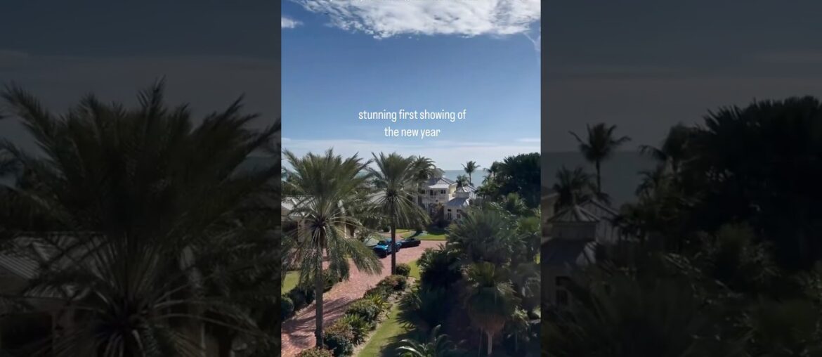 Stunning First Showing of the New Year at $21M Oceanfront Estate in the Florida Keys