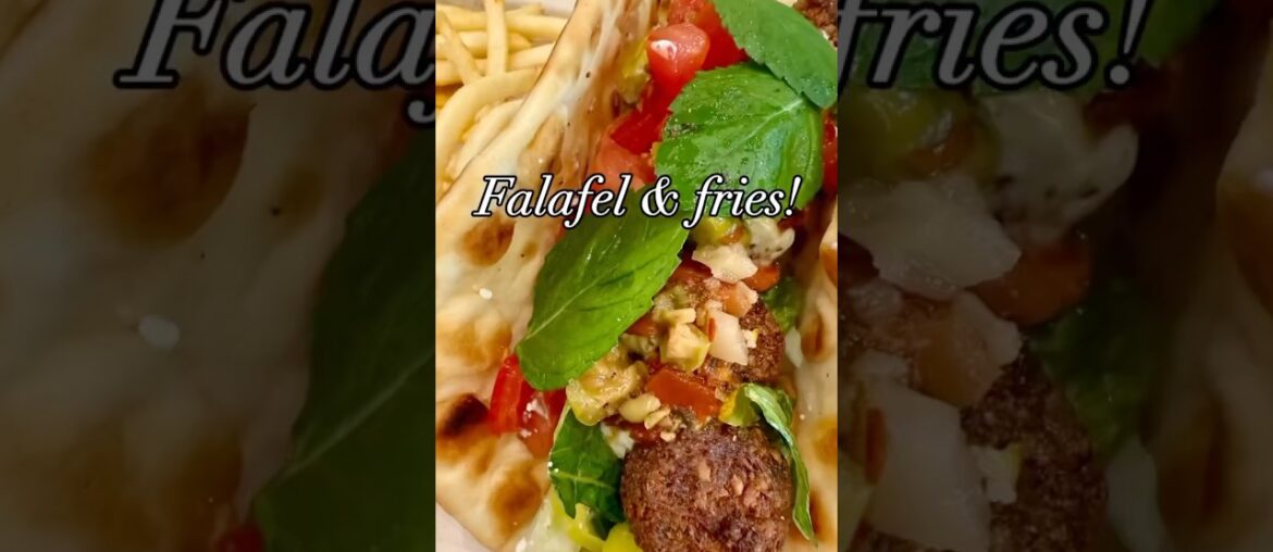 Falafel and fries. See how we put this one together to see more www.fatchefrestaurantguide.com