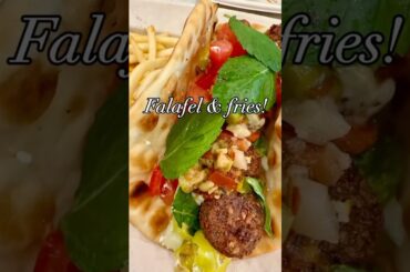 Falafel and fries. See how we put this one together to see more www.fatchefrestaurantguide.com