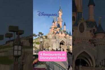 4 restaurants at Disneyland Paris #disneylandfood