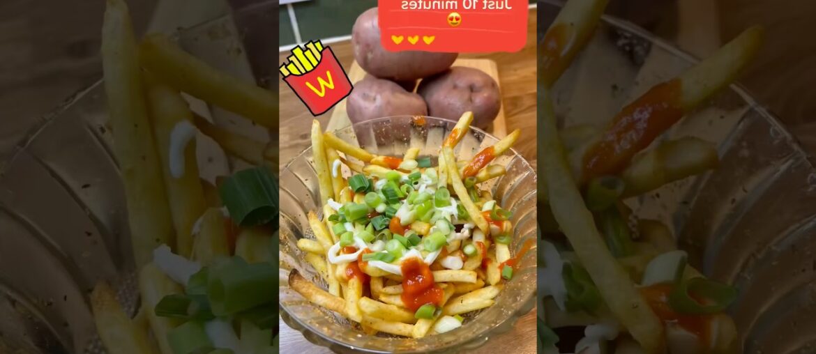 French fries ASMR #asmr | Perfecting the French fries #frenchfries #shorts