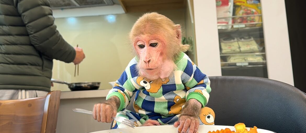 Bibi asks Dad for help making french fries! Bibi asks Dad for help making french fries!