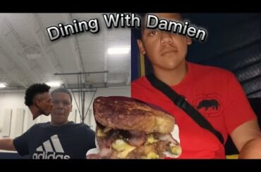 YA BOY IS BACK!! WE MAKING A FRENCH TOAST SANDWHICH TOO!! | Dining with Damien