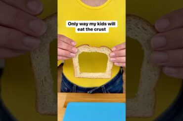 Easy french toasts hearts recipe #breakfast #kidsmeal #frenchtoast #valentinesday #nowaste