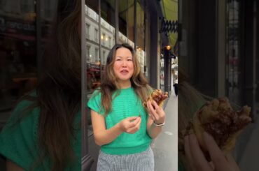 SAVE THIS for your next trip to Paris!Trying the viral cookie croissant from the place that invented