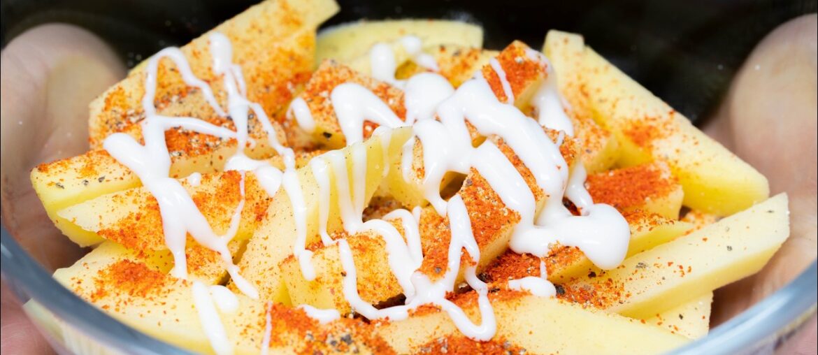 No more frying french fries! The best baked potato recipe ever! OMG how delicious! No more frying french fries! The best baked potato recipe ever! OMG how delicious!