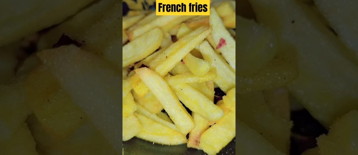 Homemade French fries | easy way to make crispy french fries recipe #shorts #youtubeshorts #recipe