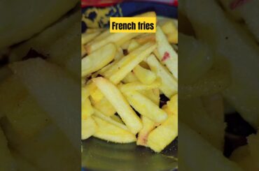 Homemade French fries | easy way to make crispy french fries recipe #shorts #youtubeshorts #recipe