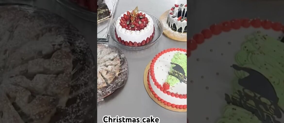 Christmas cake recipe +my favorite fish and French fried #shortvideos