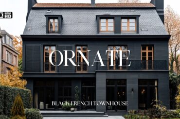 Modern French Townhouse Tour: Dark Luxury Interior Design Secrets Revealed