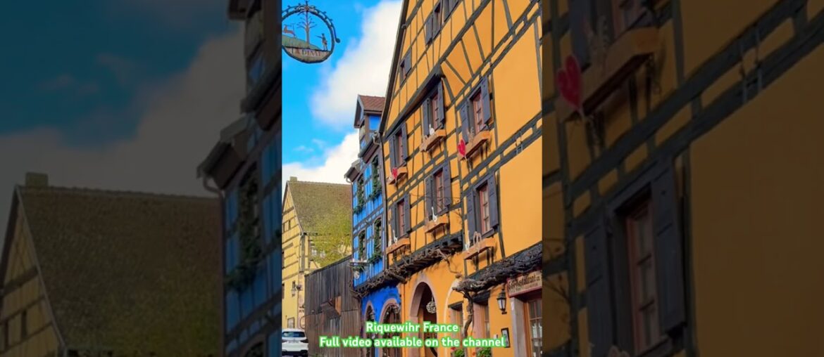 Riquewihr France! Alsace Wine Route #alsace #alsacefrance #alsacewine #riquewihr #france #Fracetrip