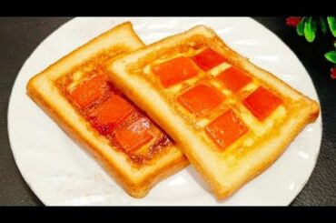 New Style French Toast! It's So Delicious! Easy Bread Toast Recipe! Recipe For Healthy Snacks