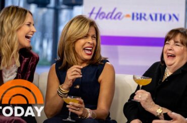 Ina Garten gives a special cocktail toast to Hoda Kotb on TODAY