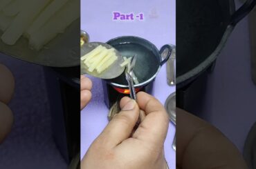 New style French Fries miniature cooking #food #cooking #recipe