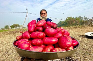 Red Potatoes Recipe, Potatoes French Fries | Coriander Mint And Green Chilli Potato Fries| Mubarak