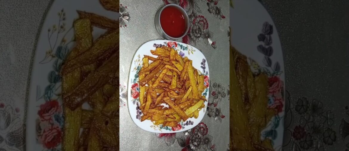 french fries recipe #viralvideo #food #crispypotatobites #shortvideo #subscribe