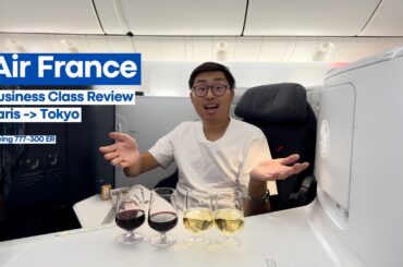 Air France Business Class 777-300 ER | Paris to Tokyo | In Depth Review